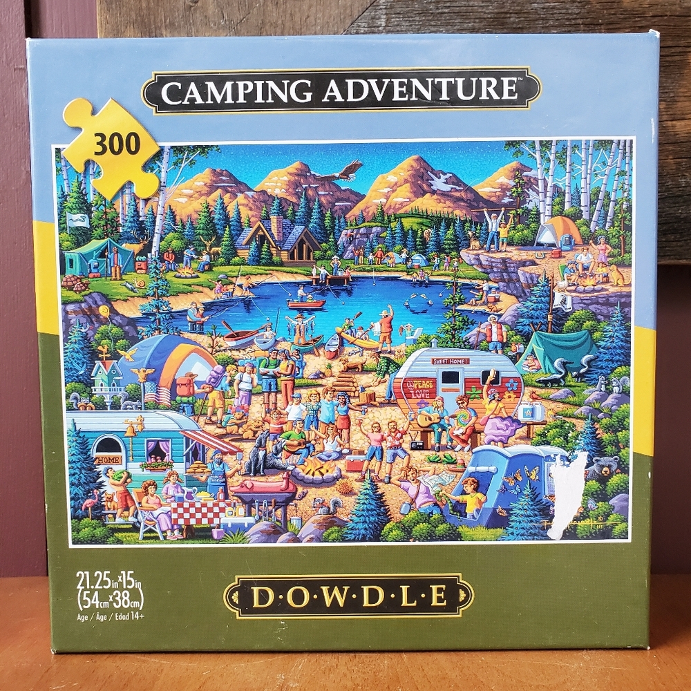 Dowdle 300-piece Large Piece Jigsaw Puzzle | Camping Adventure